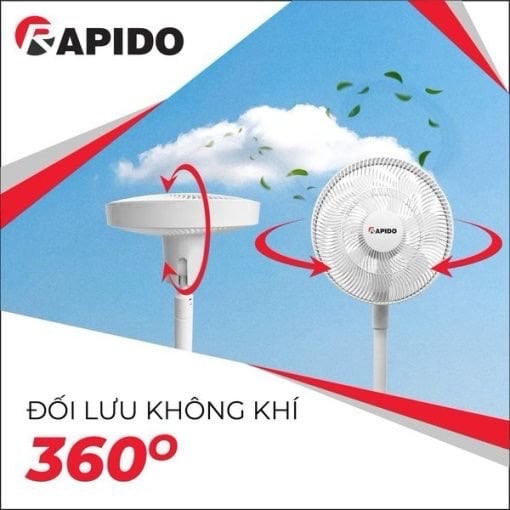 Quạt Tích điện Rapido: RBF– 30