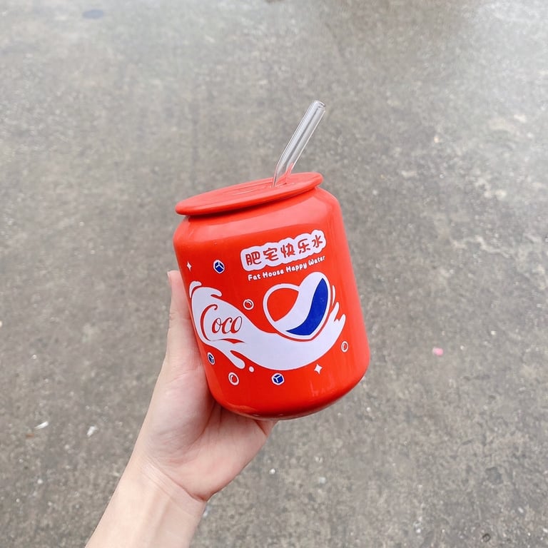 Cốc Sứ Cao Cấp Hình Lon Nước 420ml