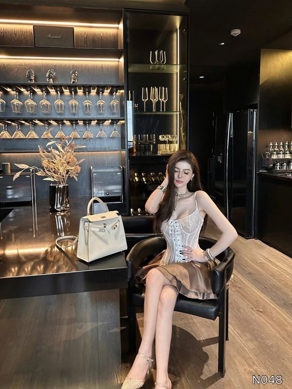 N048- váy corset đan dây ThảoBibi