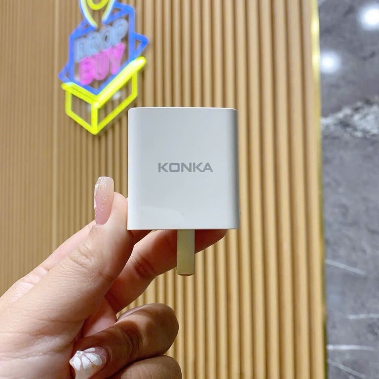 Củ sạc nhanh KONKA KC06 – 2 cổng PD20W + QC3.0 xịn sò