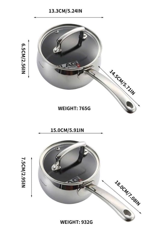 Quánh chống dính chockmen Size 12cm - 14cm C356-C357