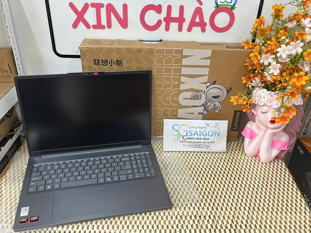 Laptop Lenovo Xiaoxin 16c AHP10 2025 (09CD) (R7 8745HS | Ram 16Gb | SSD 512Gb | 16in FHD+| Luna Grey) - Nhập Khẩu