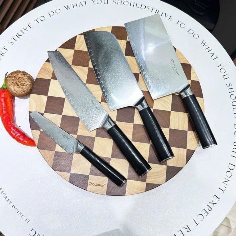 Dao thép DAMASCUS VG10 CHOCKMEN