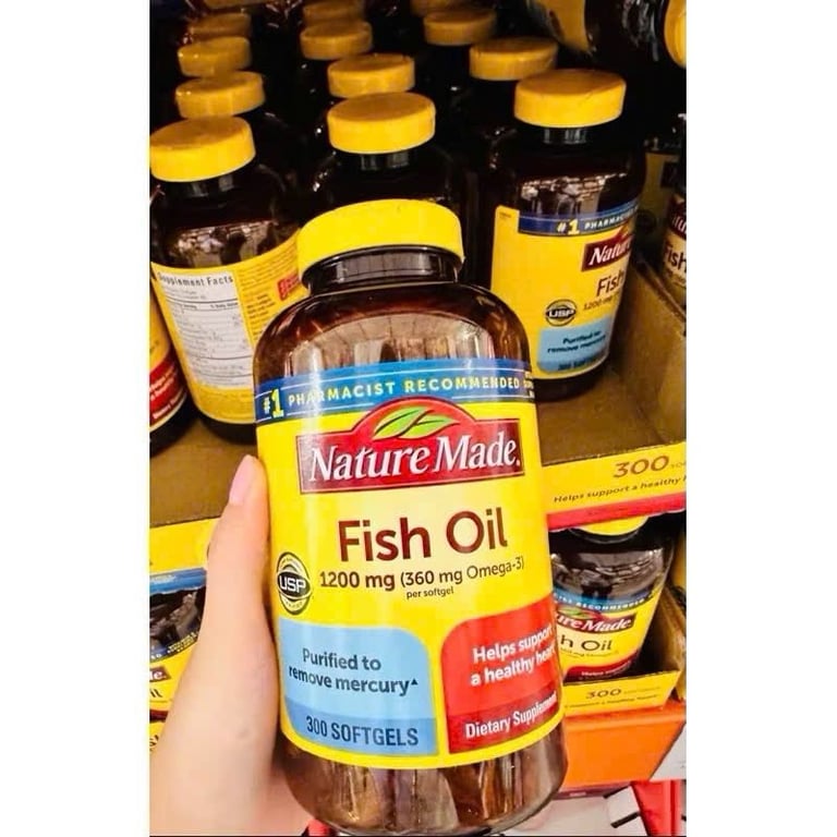 VIÊN UỐNG DẦU CÁ OMEGA NATURE FISH OIL