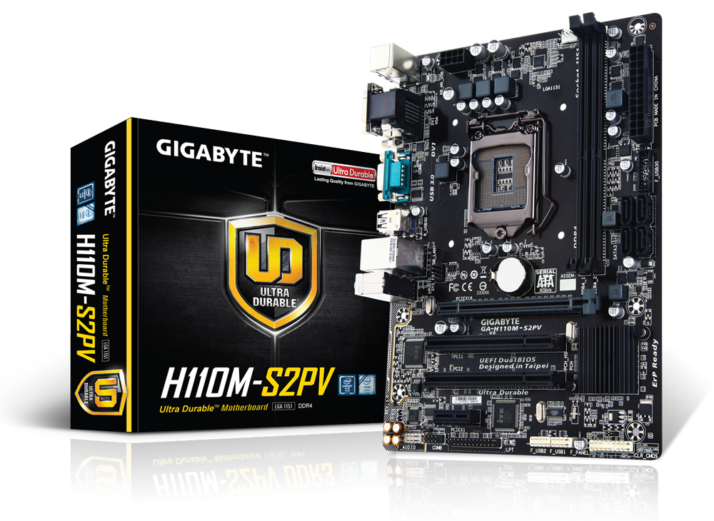 Mainboard GIGABYTE GA-H110M-S2PV-DDR4