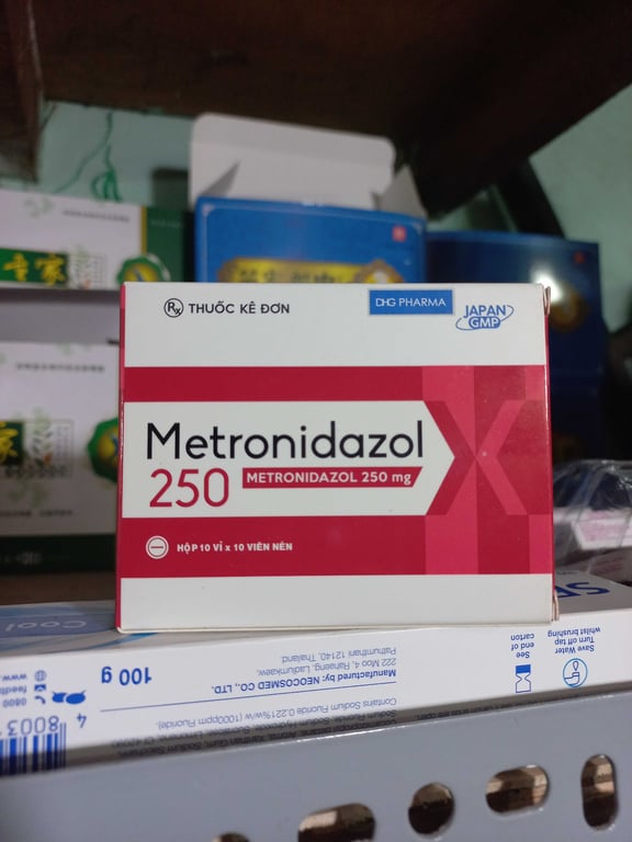 Metronidazol 250 hậu giang h/100v nén