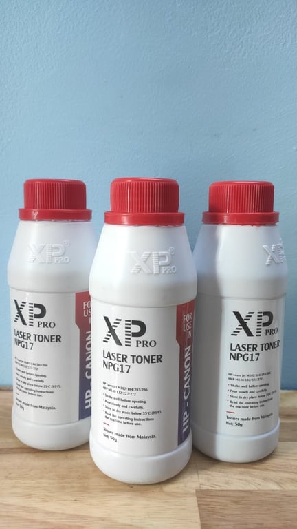 Mực Mực Nạp Đổ XP 17A - Dùng Cho Máy In Canon 161dw, 161dn+, 162, HP M102, M130, M102W, M104, M132, M106, M134, M203, M227