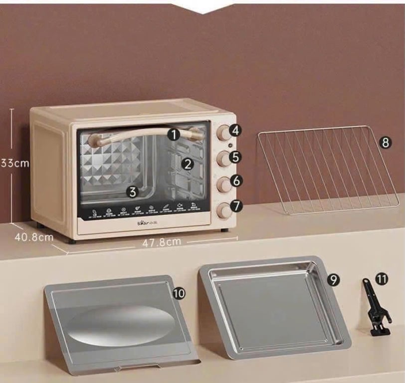 Lò nướng điện Bear DKX-B40L9 dung tích 40L
