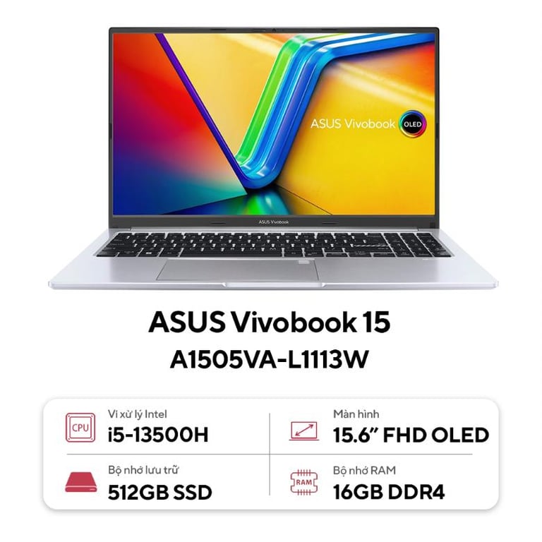 Laptop Asus Vivobook 15 OLED A1505VA-L1113W