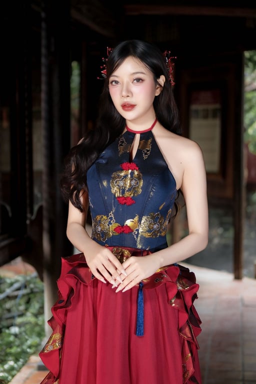 Flexy - Set Yếm Lam Uyên S/M/L/XL