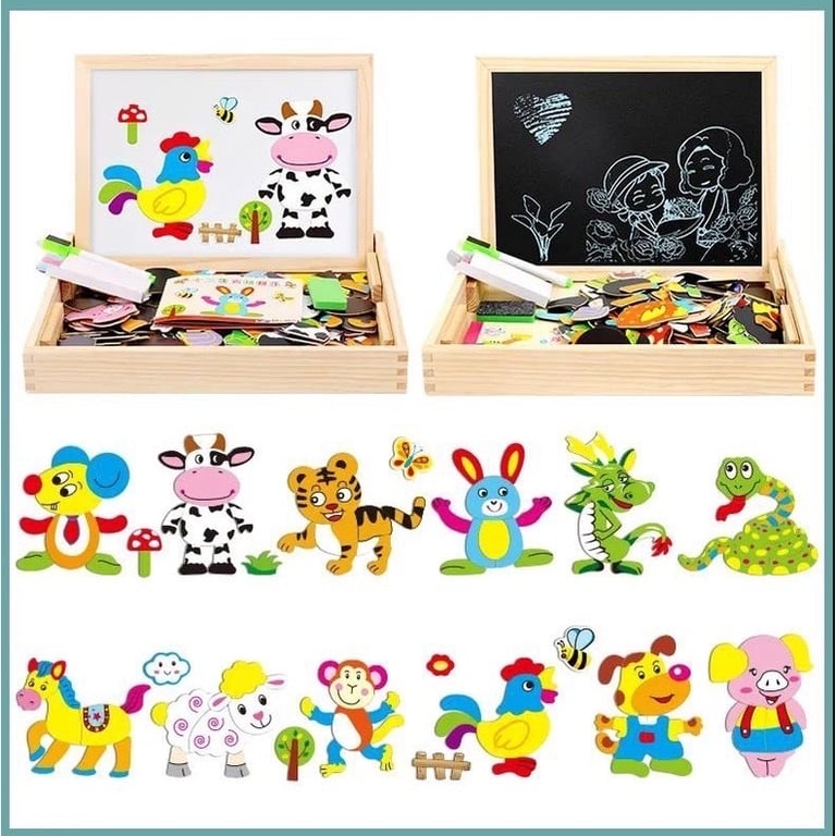 set đồ chơi hít nam châm