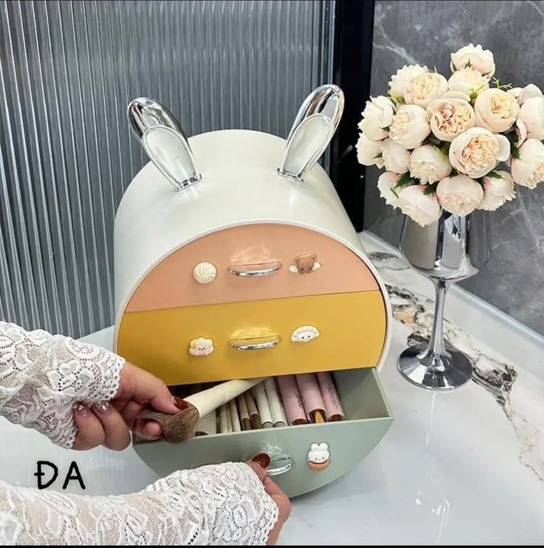 KỆ MỸ PHẨM TAI THỎ XINH ĐẸP
