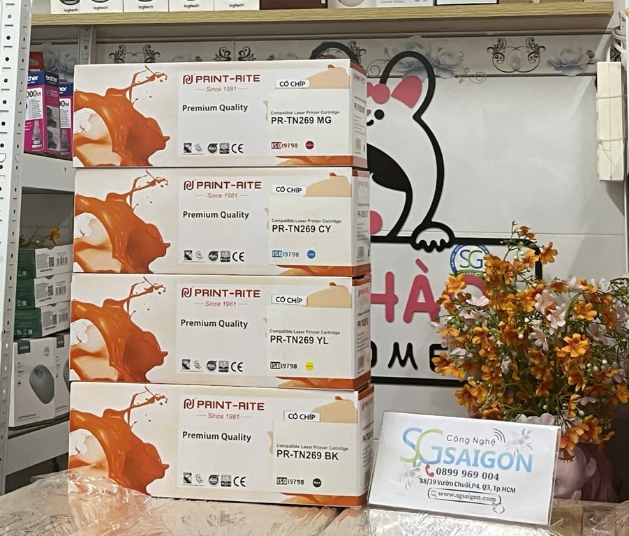 Bộ Mực In Laser Màu Tương Thích Print-Rite TN-269