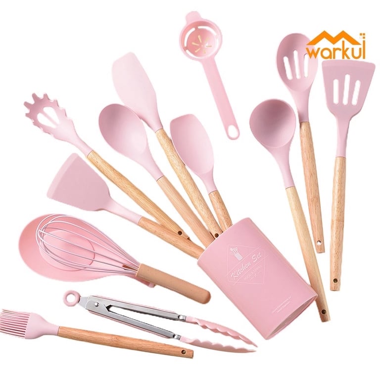 BỘ DỤNG CỤ NHÀ BẾP SILICON 14 MÓN