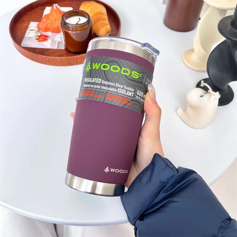 cốc giữ nhiệt wood 600ml