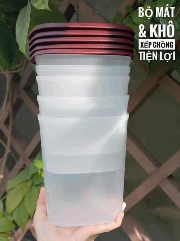 SET 5 hộp tupp ONE TOUCH FRESH