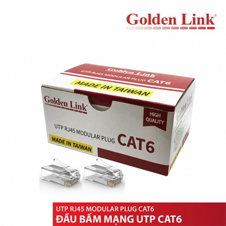 Đầu Bấm Mạng CAT6 Golden Link TAIWAN - P8-001TW