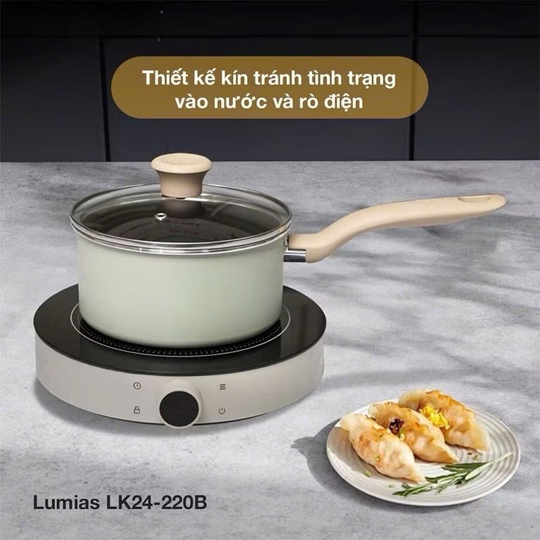 Bếp từ đơn 9 mức nhiệt Lumias LK24-220B