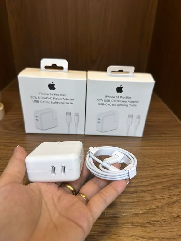 Bộ sạc nhanh 50W cho 14 Pro Max – chuẩn USA