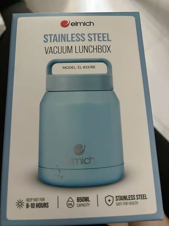 HỘP ĐỰNG THỨC ĂN GIỮ NHIỆT ELMICH EL8337 hàng inox 34 dung tích 650ml