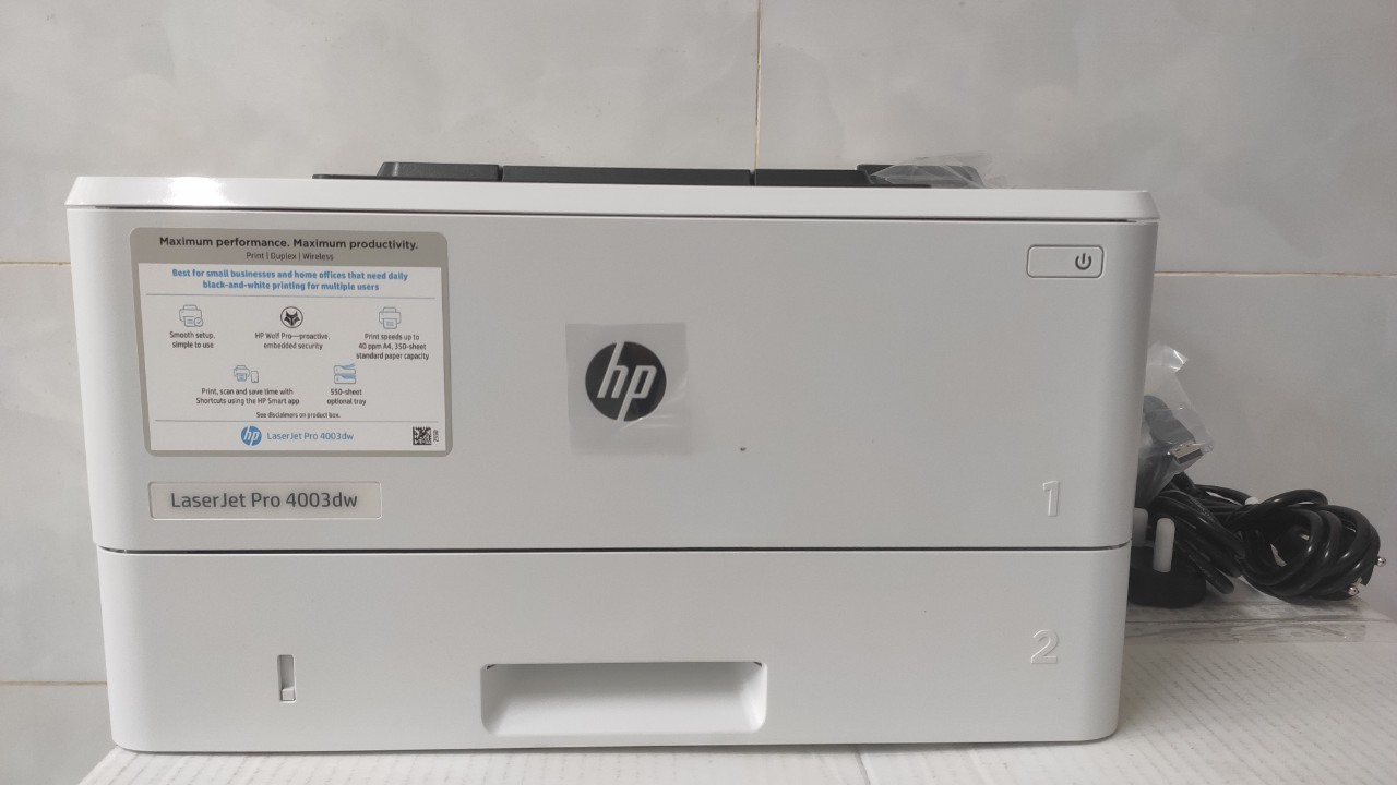 Máy in Laser Đơn Năng HP LaserJet Pro 4003DW (2Z610A)