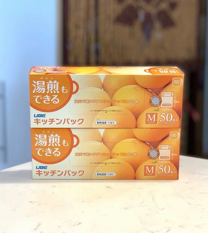 Set 50 túi nilon bảo quản thực phẩm - hàng Nhật