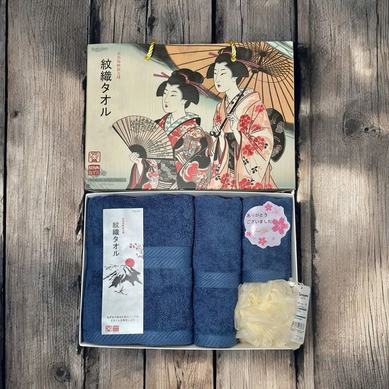 Bộ Khăn Tắm, Khăn Mặt Cao Cấp từ Nezumi Nhật Bản
