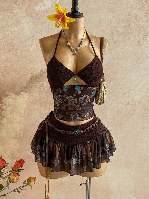 Bikini 2 mảnh nâu