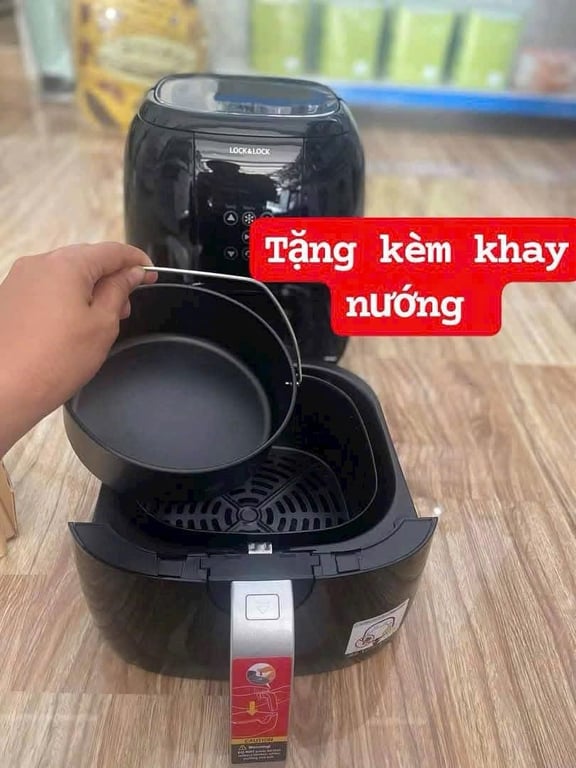 NỒI CHIÊN KHÔNG DẦU ĐIỆN TỬ LOCK&LOCK ECF300 dung tích 3L