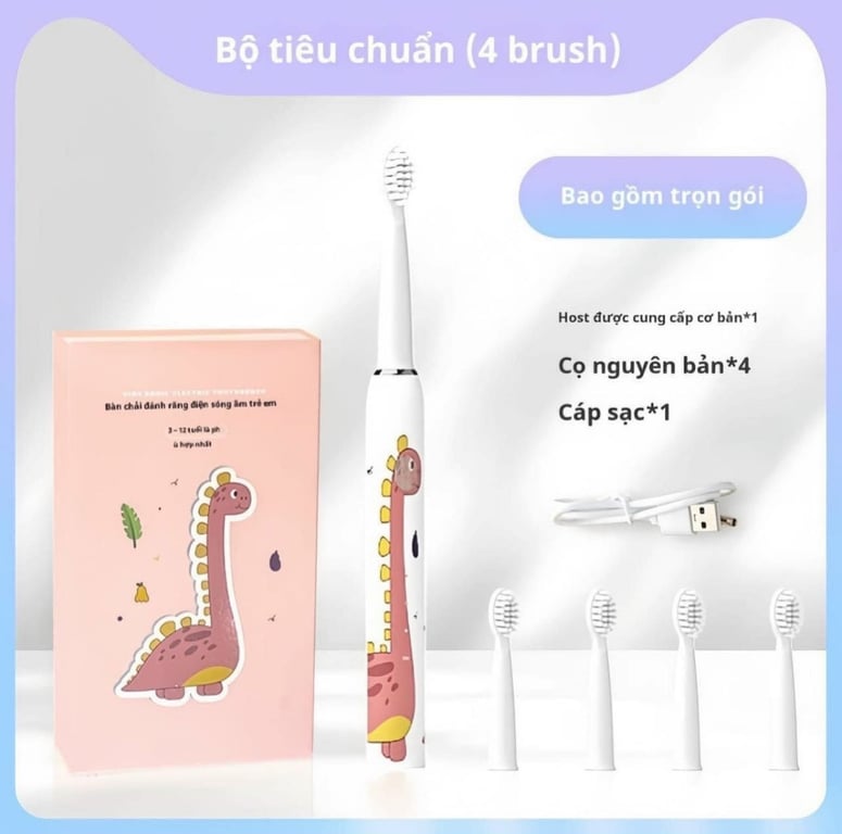 BÀN CHẢI ĐIỆN KID CHÍNH HÃNG BOORUI