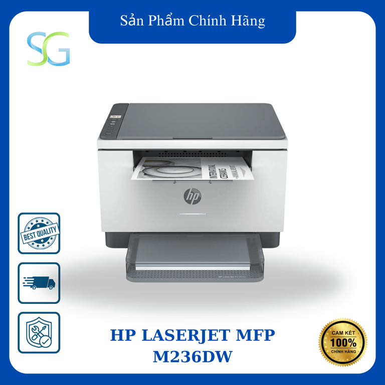 Máy In Đa Năng Trắng Đen HP Laserjet MFP M236DW (9YF95A) - Hàng Chính Hãng