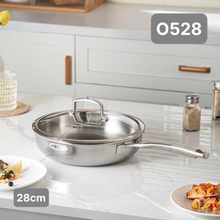 CHẢO THÀNH CAO NẮP VUNG KÍNH OYATTON O526/O528