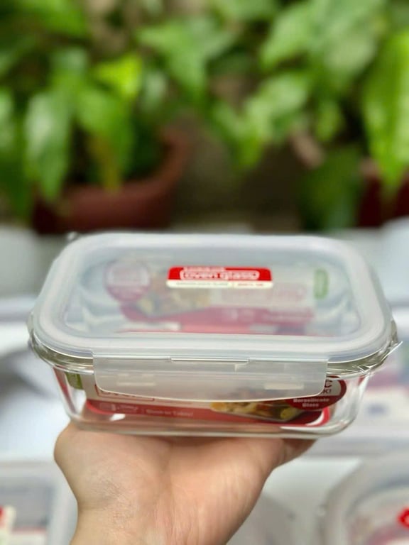 Bộ sản phẩm gồm 5 món thủy tinh cao cấp hàng hiệu chính hãng Lock&Lock Llg445s913