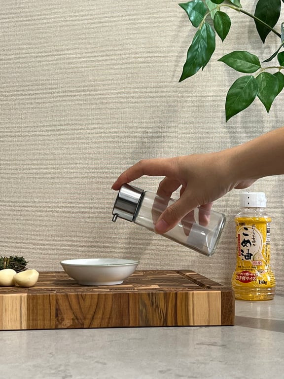 Set 3 lọ thuỷ tinh rót gia vị Nhật 140ml