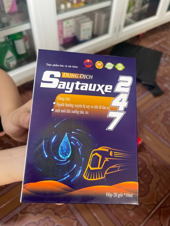 Say xe 247 vạn tam h20 gói