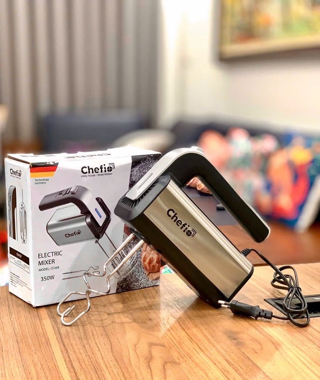 MÁY ĐÁNH TRỨNG CẦM TAY CHEFIO 500W