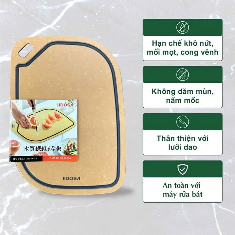 JD3630 - THỚT SỢI GỖ TỰ NHIÊN CHỐNG ẨM MỐC JIDOSA