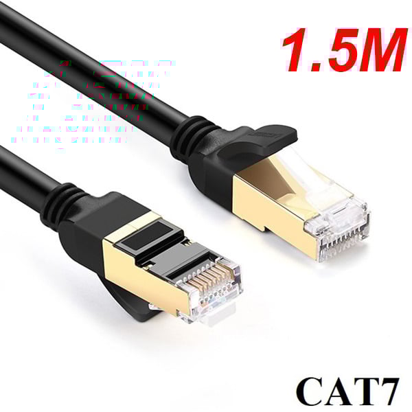 Cáp Mạng Cat 7 Đúc Sẵn Dài 1.5M Ugreen 11277 Dây Tròn