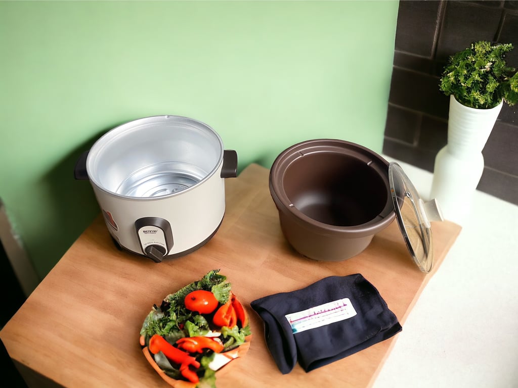 NỒI NẤU CHẬM 3 lít (THỐ TỬ SA) Bennix BN-68KC-G