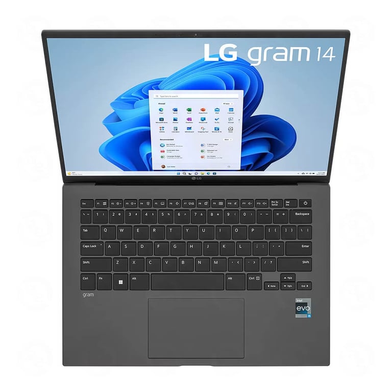 Laptop LG Gram 14ZD90R-G.AX53A5 (Intel Core i5-1340P/ 16GB/ 256GB/ Intel Iris Xe/ 14 inch WUXGA/ NoOS)