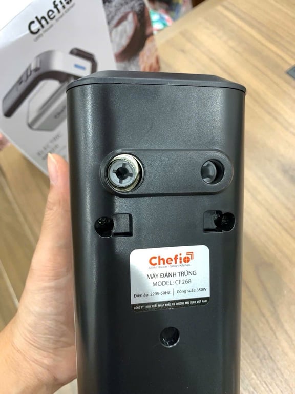 MÁY ĐÁNH TRỨNG CẦM TAY CHEFIO 500W