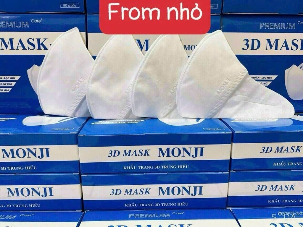 Khẩu trang 3D moji h/50 cái