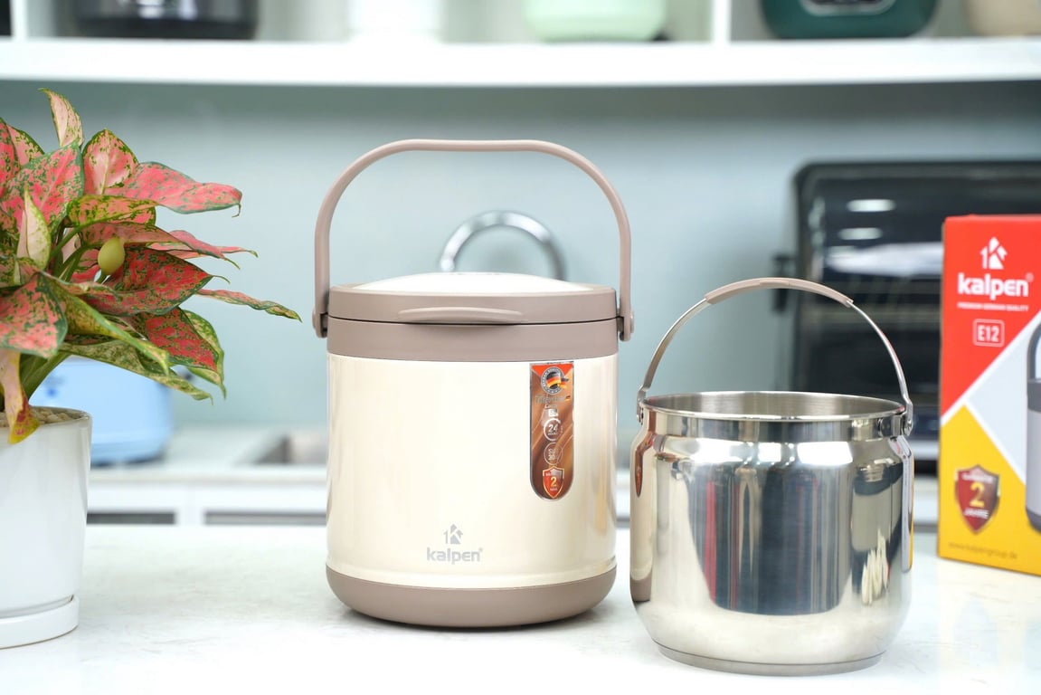 NỒI Ủ CHÂN KHÔNG KALPEN ĐỨC E12 DUNG TÍCH 5L