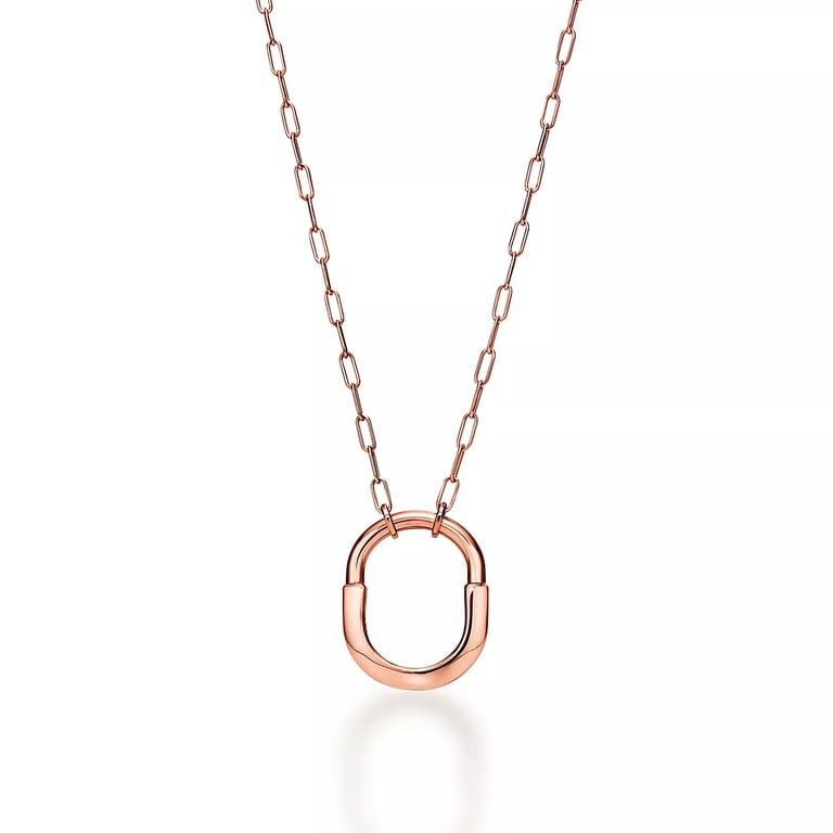 Tiffany Lock Small Pendant 003