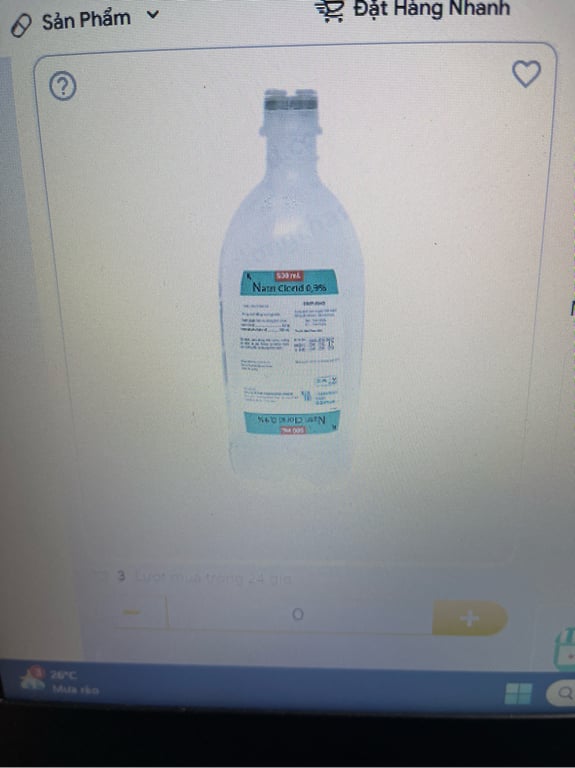 Natriclorid 0,9% 500ml kabi t/20c