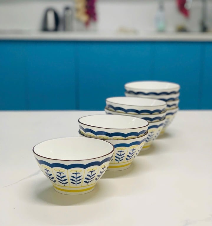 HNG28 - Bộ 10 Bát ăn cơm - Bát ăn chè - Bát ăn súp