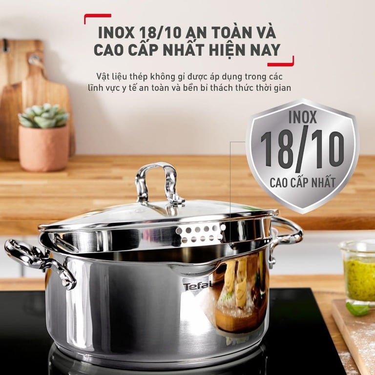 NỒI INOX CAO CẤP TEFAL DUETTO PLUS