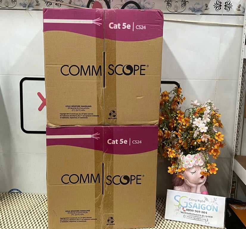 Cáp CAT5E 4UTP, 24AWG, CM (305m/thùng )