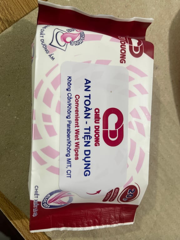 Khăn ướt chiêu dương 20g lố /10 gói