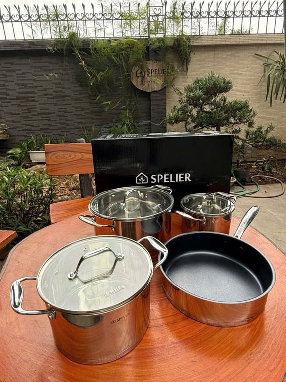 Bộ nồi inox Spelier Venus – Set 4 món